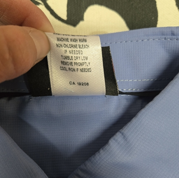 ARAMARK | Vestis FlexFit Short Sleeve Work Shirt in Blue sz XS - Picture 6 of 6